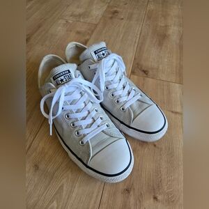 Men's Converse All Star Low Top Gray Leather